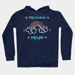 rainbow preschool squad back to school shirt Hoodie